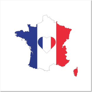 France in the heart Posters and Art